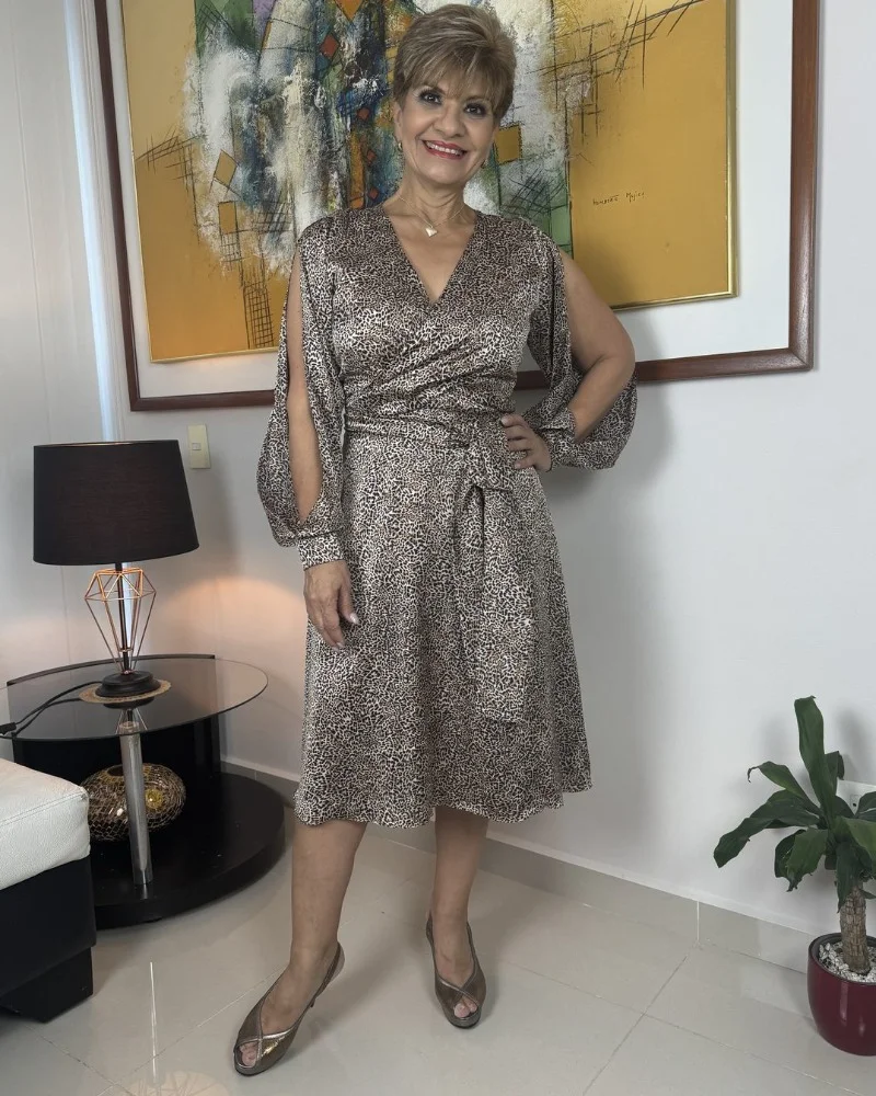 Vestido Janna Animal Print