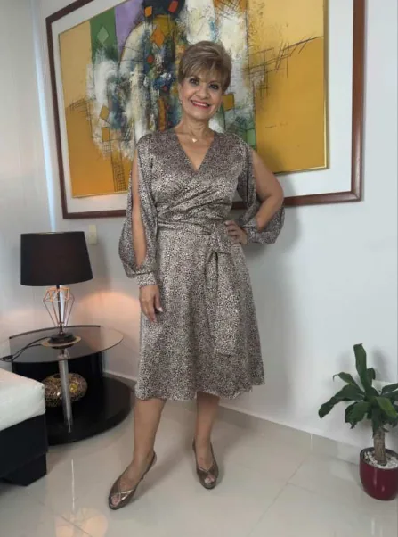 Vestido Janna Animal Print