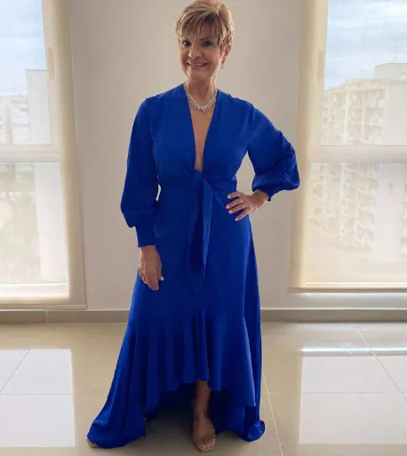 Vestido Maia Azul Rey