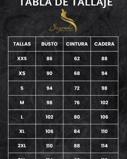 Guía de tallas