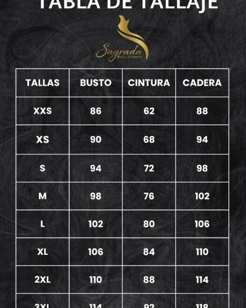 Guía de tallas